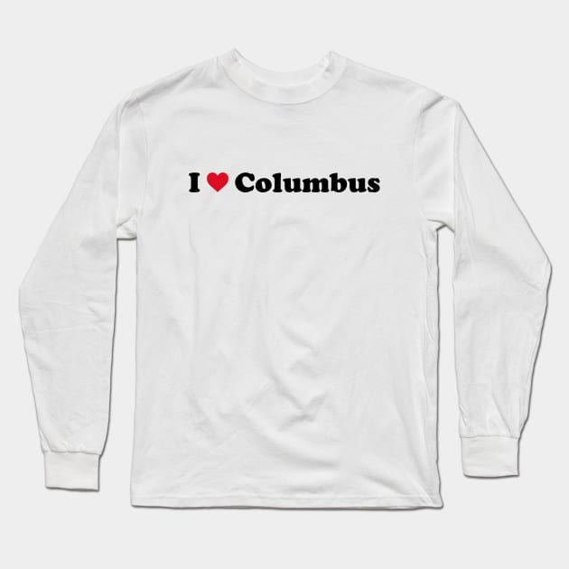 Columbus Love Long Sleeve T-Shirt by Novel_Designs